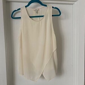 Joie Cream Sleeveless Top